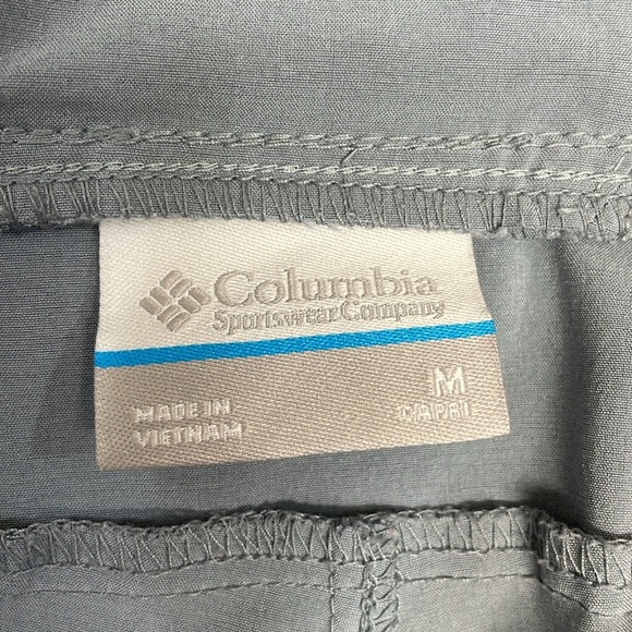 Columbia PFG Tidal Sands II Capri Pants Omni Shield UPF 50+ Pull On M - Picture 8 of 13